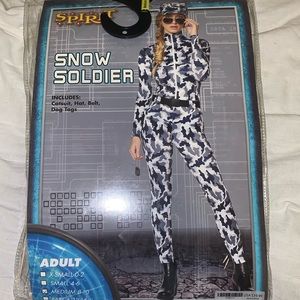 BRAND NEW SNOW SOLDIER HALLOWEEN COSTUME